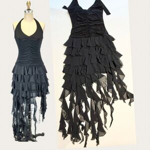 VINTAGE jellyfish whimsigoth formal dress prom gown cocktail dark Fairycore 90s